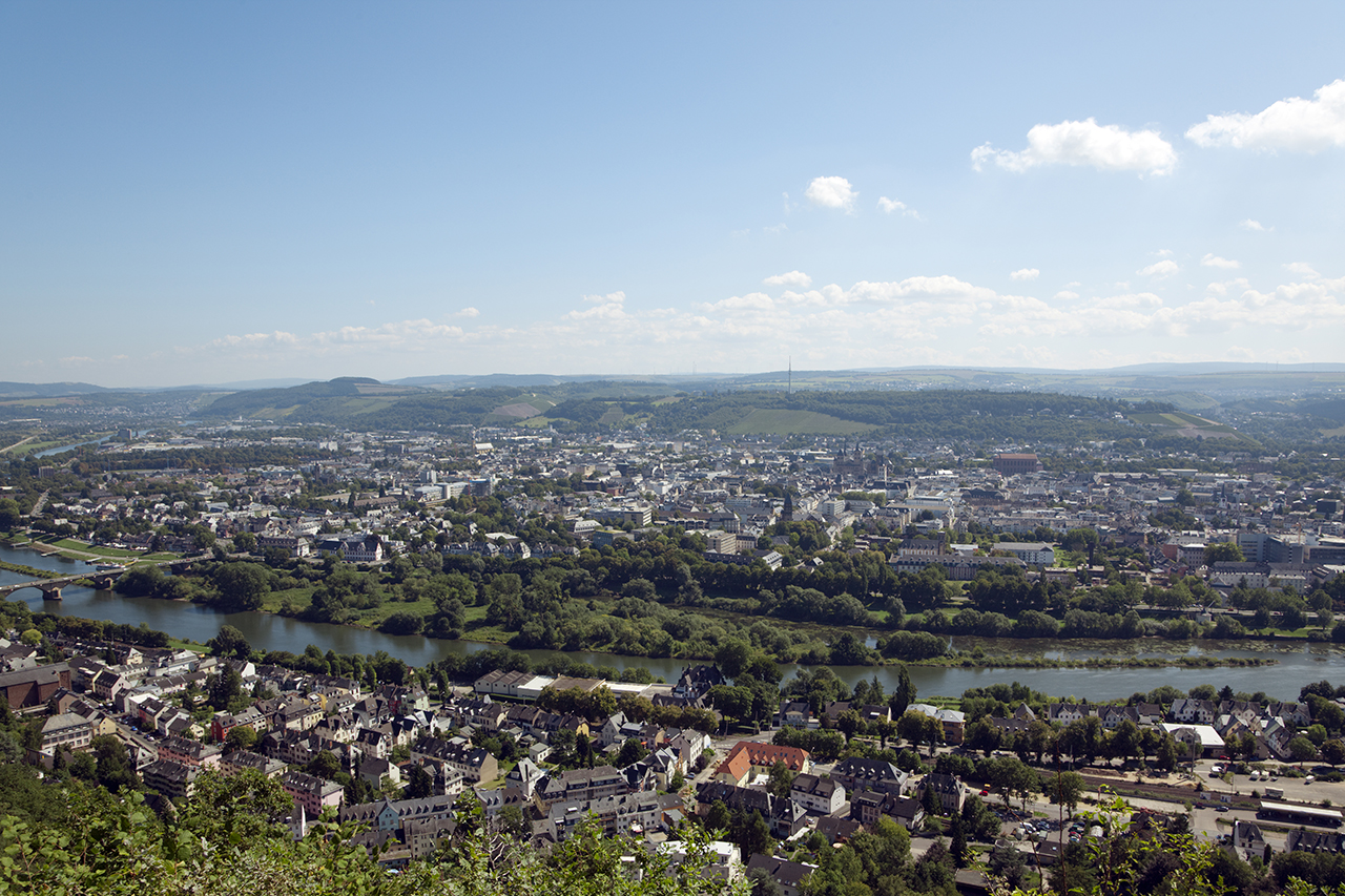 Panoramablick von Trier