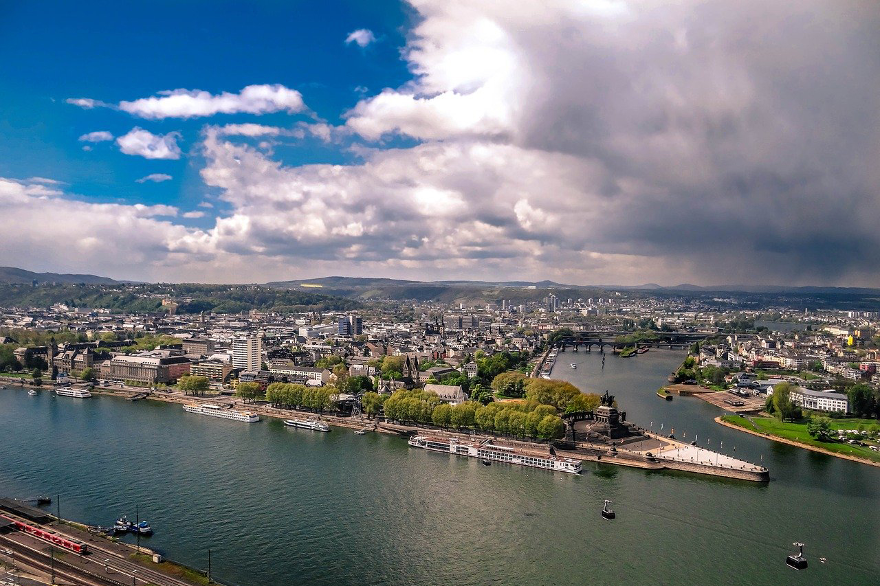 Blick auf Koblenz